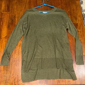 H&M Army Green Light Sweater